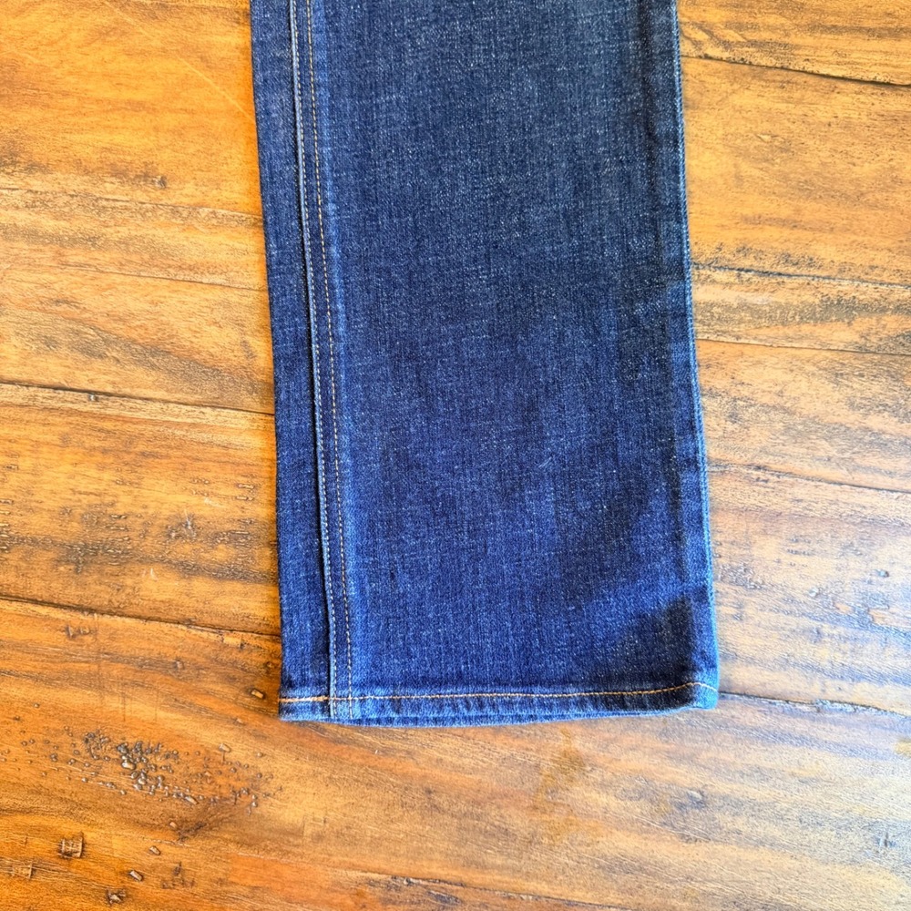 J.Crew Matchstick Straight Leg Jeans Dark Wash Blue Denim Size 29R 80280 FA12 - Picture 2 of 9
